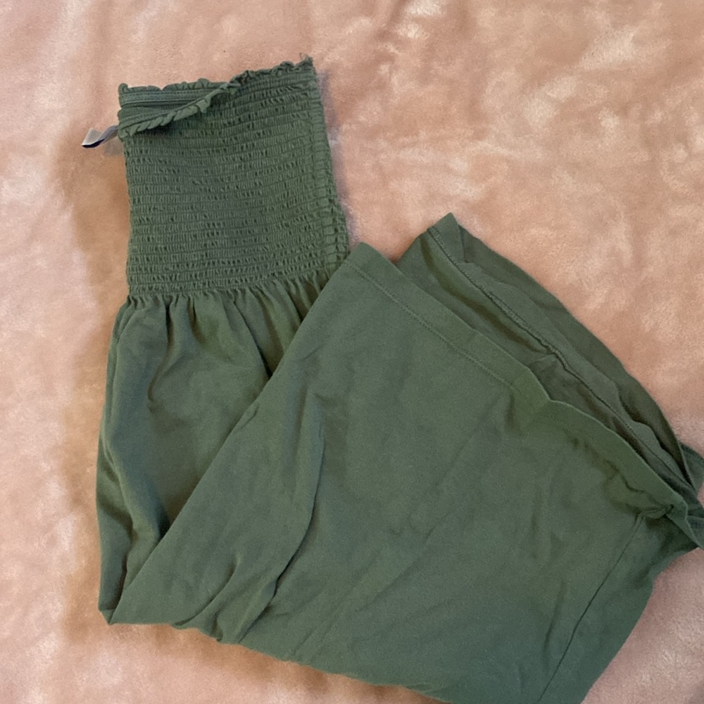 Mini green dress